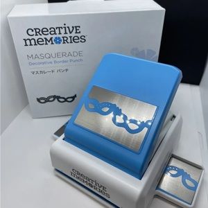 Creative Memories - Masquerade Mask Decorative Border Punch - NIB - New